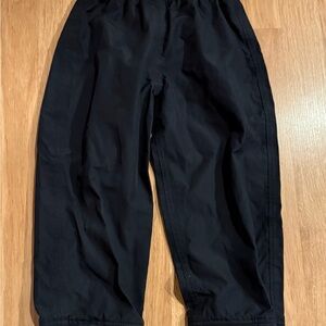 EUC Black OAKI Children's Trail and Rain Pants - Waterproof/Wind Resistant - 4/5